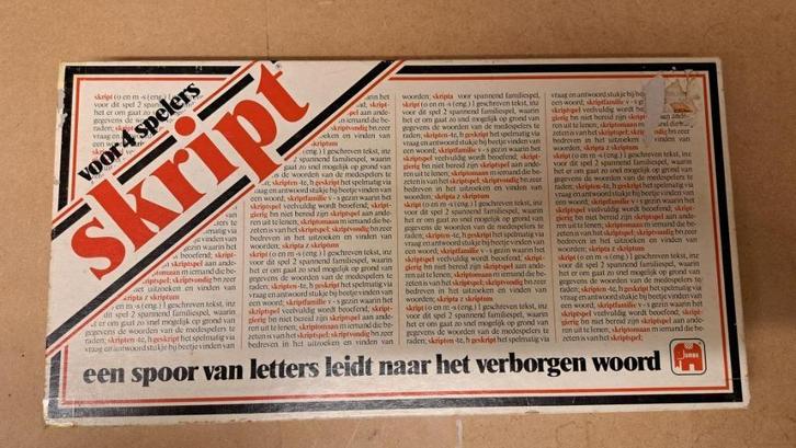 Skript - Jumbo, Hobby en Vrije tijd, Gezelschapsspellen | Bordspellen, Gebruikt, Een of twee spelers, Drie of vier spelers, Ophalen of Verzenden