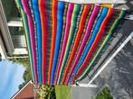 Groot kleed uit Ecuador Peru met vrolijke kleuren, Huis en Inrichting, 150 tot 200 cm, 200 cm of meer, Ophalen of Verzenden, Zo goed als nieuw