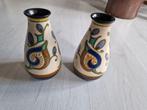 2 oude vaasjes plateel Gouda Holland, Antiek en Kunst, Ophalen of Verzenden
