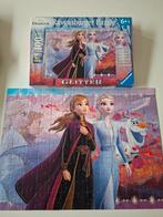 Te koop een Frozen II Glitter Puzzel, 100 Stukjes, Ophalen of Verzenden, Meer dan 50 stukjes, Zo goed als nieuw, 6 jaar of ouder