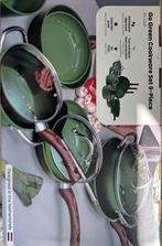 Go Green 9-delige Pannenset - Nieuw, Inductieplaat, Pannenset, Ophalen of Verzenden, Nieuw