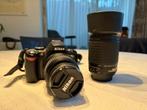 Nikon d60 met kit lens en 55-200mm, Ophalen, Gebruikt, Spiegelreflex, Nikon