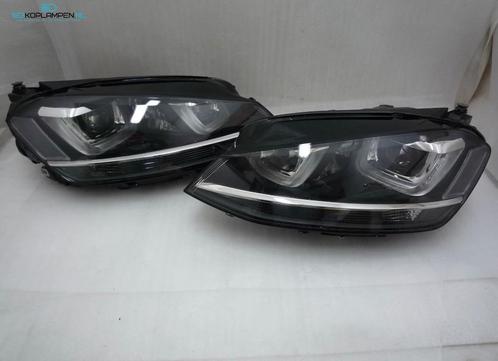 Volkswagen Golf 7 Bi-Xenon LED koplampen koplampen, Auto-onderdelen, Verlichting, Volkswagen, Gebruikt, Herkomst onderdeel bekend