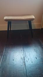 Vintage retro voetenbankje, Ophalen of Verzenden, Hout