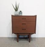 Scandinavische vintage ladekast, Ophalen, 50 tot 100 cm, 3 of 4 laden, Minder dan 100 cm