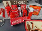 Coca Cola verzameling(o.a. koelkast met koelpatroon en lamp), Antiek en Kunst, Curiosa en Brocante, Ophalen of Verzenden