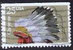 USA  Indian War Bonnet - Cheyenne, Postzegels en Munten, Postzegels | Amerika, Verzenden, Noord-Amerika