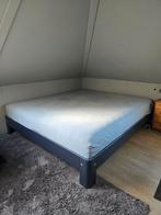 Auping Auronde 180 x 200 donkergrijs donkerblauw metallic, Huis en Inrichting, Slaapkamer | Bedden, Ophalen, Gebruikt, Tweepersoons