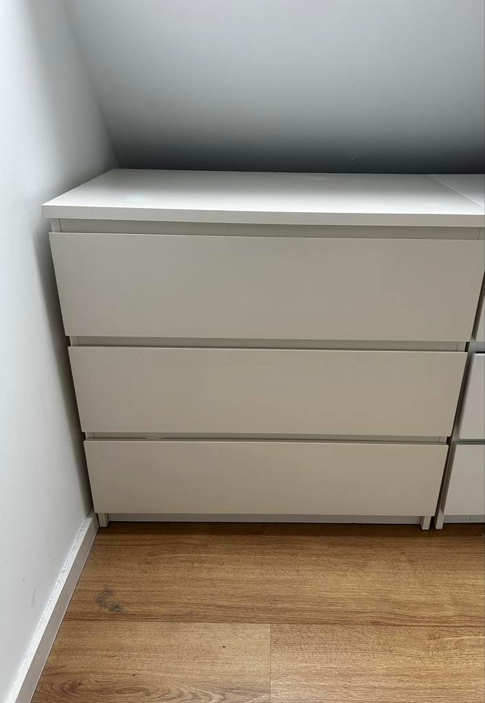 Ikea Malm ladekast - 3 lades, Huis en Inrichting, Kasten | Ladekasten, Zo goed als nieuw, Minder dan 100 cm, 50 tot 100 cm, 25 tot 50 cm