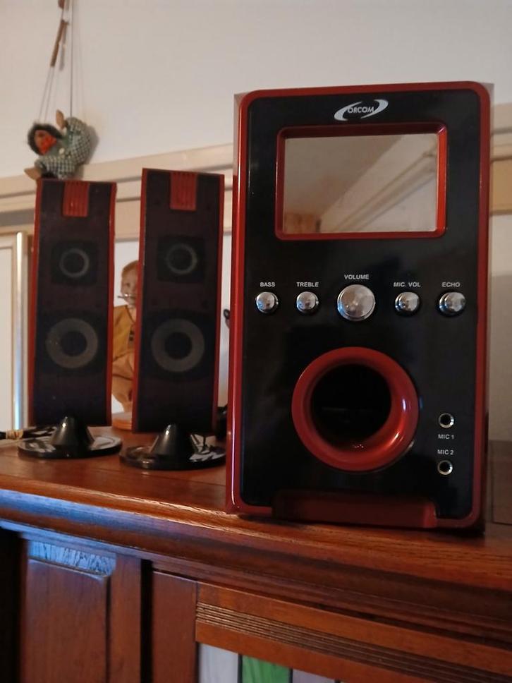 Orcom Speakerset - Complete Surround Sound, Audio, Tv en Foto, Luidsprekers, Gebruikt, Complete surroundset, 60 tot 120 watt, Overige merken