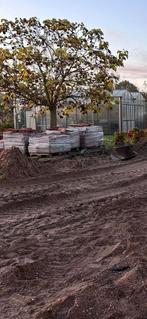 Grote partij vlakke muldenpan gebr. Laumans tegelen, Ophalen, Steen of Klei, 15 m² of meer, Dakpannen