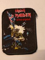 Iron Maiden the beast on the Road vintage patch metal, Verzamelen, Ophalen of Verzenden, Nieuw, Kleding