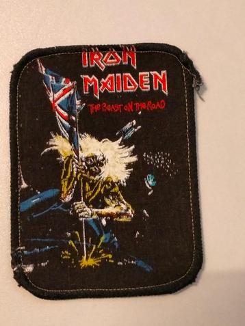 Iron Maiden the beast on the Road vintage patch metal  beschikbaar voor biedingen