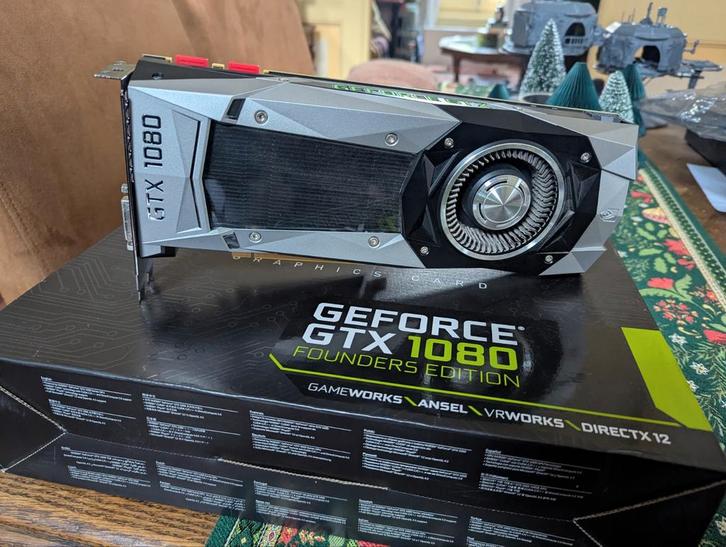 Nvidia GTX 1080 FE/Founder's Edition 8GB, Computers en Software, Videokaarten, Zo goed als nieuw, PCI-Express 3.0, GDDR5, Ophalen of Verzenden