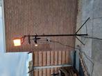 Stalen statief (met 1 bouwlamp en spot)., Muziek en Instrumenten, Licht en Laser, Ophalen, Gebruikt, Licht