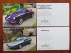 De Croon informatiekaarten Porsche 911, 928, Boeken, Auto's | Folders en Tijdschriften, Nieuw, Porsche, Ophalen of Verzenden
