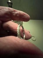 Bron aanschuifringen Stax met briljant, Sieraden, Tassen en Uiterlijk, Ringen, Wit, Ophalen of Verzenden, Zo goed als nieuw, 17 tot 18