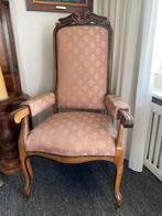 Antieke verstelbare biedermeier fauteuil, Antiek en Kunst, Antiek | Meubels | Stoelen en Banken, Ophalen