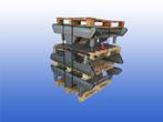 3x RVS Ketting transporteur pallet transport rollenbaan, Doe-het-zelf en Verbouw, Gereedschap | Machine-onderdelen en Toebehoren