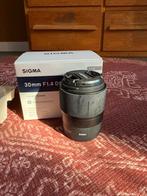 Sigma 30mm F1.4 DC DN | C, Audio, Tv en Foto, Fotografie | Lenzen en Objectieven, Ophalen of Verzenden, Zo goed als nieuw, Groothoeklens