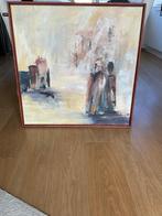 Groot schilderij woestijn, Ophalen