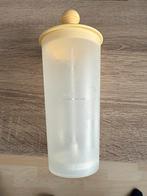Tupperware Beker/Kan met Geel Deksel, Ophalen, Zo goed als nieuw, Geel, Beker of Kan