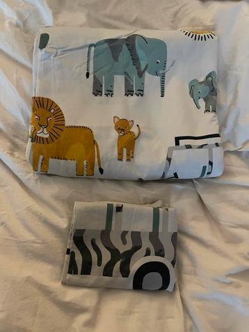 Dekbedovertrek dieren 1 persoons met kussensloop beschikbaar voor biedingen