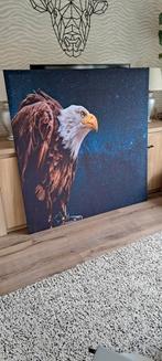 Groot doek op frame adelaar /eagle, Ophalen