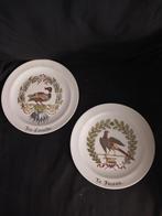 Porcelain d'auteuil  2 gevogelte borden, Huis en Inrichting, Keuken | Servies, Ophalen of Verzenden, Overige stijlen, Bord(en)