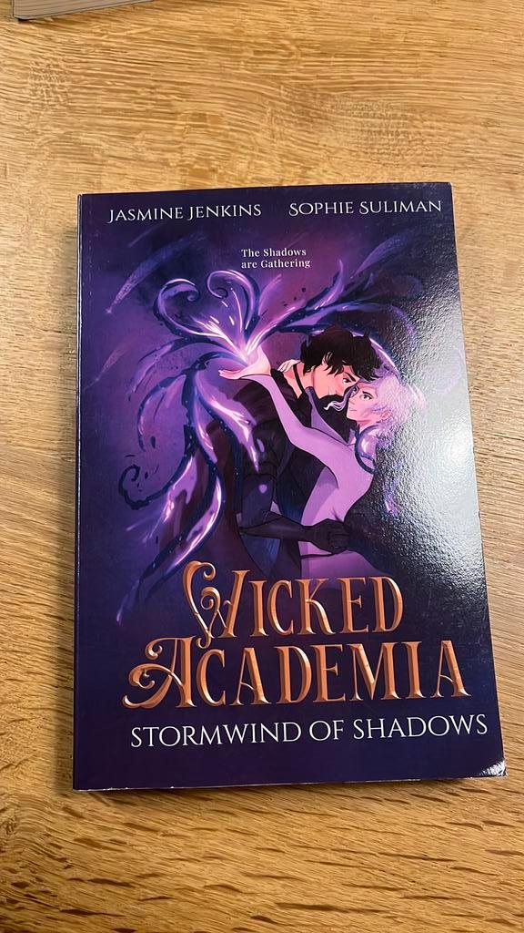 Wicked Academia - Stormwind Of Shadows - Jasmine Jenkins, Boeken, Fantasy, Zo goed als nieuw, Ophalen of Verzenden