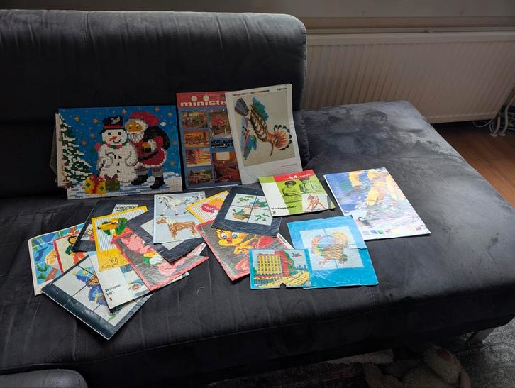 Gesorteerde MINISTECK diverse kleuren en platen, Hobby en Vrije tijd, Ministeck, Losse ministeck of Strip, Ophalen