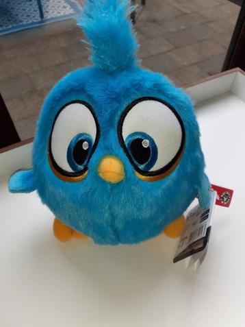 angry bird,nieuw,zachte blauwe knuffel,25 cm,met kaartjes beschikbaar voor biedingen