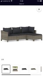 Loungeset (aangeschaft in mei 2024), Tuin en Terras, Tuinsets en Loungesets, Ophalen, 4 zitplaatsen, Rotan, Zo goed als nieuw