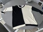 Zwart/witte 30% zijde Di Bari trui / jurk, maat 50, Verzenden, Zo goed als nieuw, Di Bari, Jurk