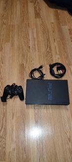 Playstation 2 Slim, Gebruikt, Zwart, Ophalen of Verzenden, Met 1 controller