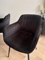 Zes zwarte fauteuils eetkamer stoelen (zsm ophalen), Huis en Inrichting, Stoelen, Gebruikt, Zwart, Ophalen of Verzenden, Eén