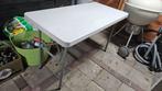Kampeertafels 120x 60x 73, Ophalen, Zo goed als nieuw, Campingstoel