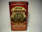 Antiek cacao blik A. Driessen, Rotterdam Holland., Ophalen of Verzenden, Gebruikt, Overige, Overige merken