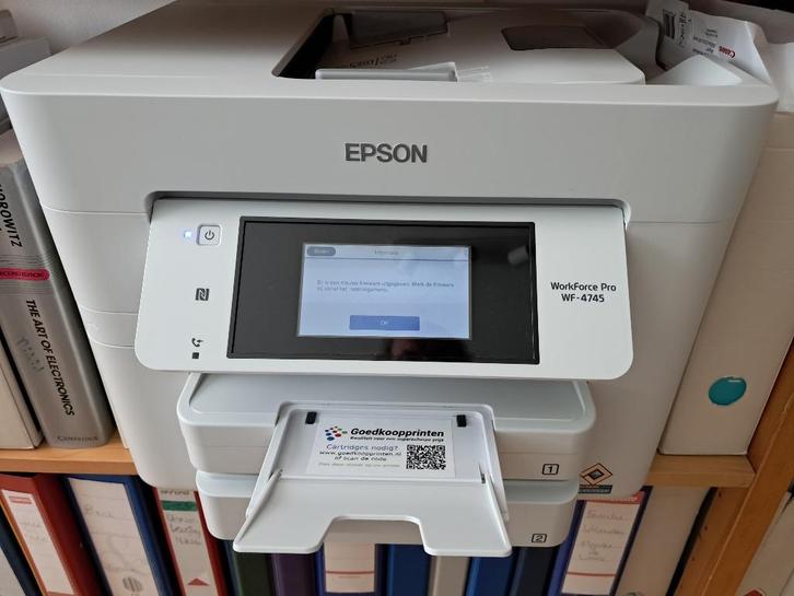 Epson WorkForce Pro WF-4745DTWF printer (4 in 1), Computers en Software, Printers, Zo goed als nieuw, All-in-one, Inkjetprinter