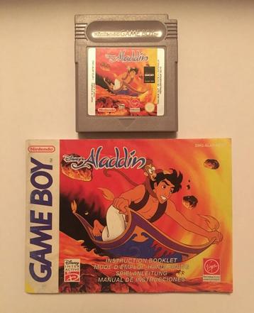 Aladdin Nintendo Gameboy met handleiding