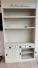 Vintage Bibliotheek Kast met Lades & Deuren, Huis en Inrichting, Kasten | Boekenkasten, Ophalen, Gebruikt, 100 tot 150 cm, 200 cm of meer