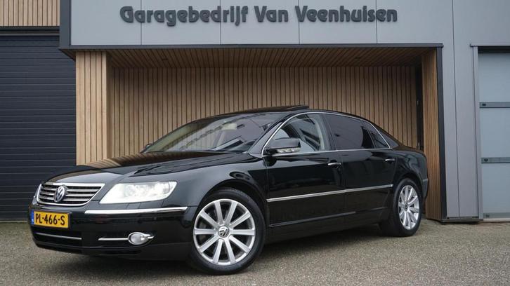 Volkswagen Phaeton 6.0 W12 450PK Long Individual Schuif/kant, Auto's, Volkswagen, Te koop, Phaeton, 4x4, Adaptive Cruise Control