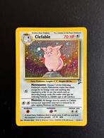 Clefable base set, vintage pokemon kaart, Ophalen of Verzenden, Zo goed als nieuw, Meerdere kaarten