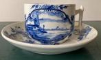 Petrus Regout blauw wit kopje, Antiek en Kunst, Ophalen of Verzenden