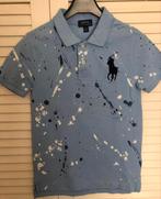 Prachtige blauw-witte Ralph Lauren Polo mt 122/7 like New, Ophalen of Verzenden, Zo goed als nieuw, Shirt of Longsleeve, Polo Ralph Lauren