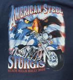 Sturgis rally USA 2004 motor t-shirt ongedragen, Ophalen of Verzenden, Nieuw, Overige maten, Blauw