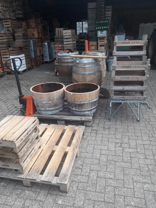 Aardappelkisten appelkisten veilingkisten, Doe-het-zelf en Verbouw, Kratten en Dozen, Gebruikt, Krat, 50 tot 75 cm, Minder dan 35 cm