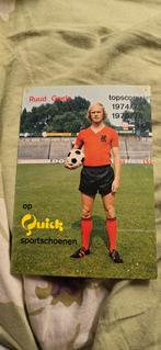 Ruud Geels Spelerskaart - Ajax postkaart ansichtkaart, Verzamelen, Ophalen of Verzenden, Gebruikt, Ajax, Spelerskaart