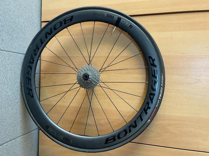 Bontrager Set Carbon Racewielen Aeolus Pro 5, Fietsen en Brommers, Fietsaccessoires | Overige Fietsaccessoires, Zo goed als nieuw