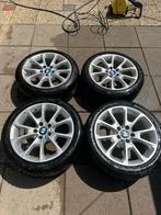 Bmw velgen breedset 18 inch, styling 398 met stoepschade, Ophalen, 18 inch, Velg(en), Winterbanden